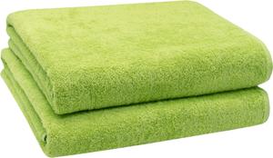 Банное полотенце набор из 2 шт  Zollner, лайм