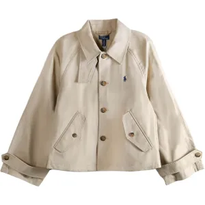 Куртка с вышитым логотипом Polo Ralph Lauren, хаки