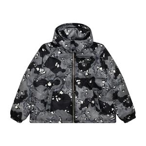 Aape Камуфляжная куртка с капюшоном, Black BKG