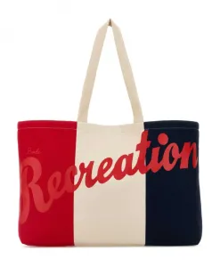 Вышитая холщовая сумка для покупок Bode, мультиколор