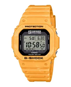 Мужские часы Surfers Foundation Collaboration из желтой смолы, 43,2 мм G-Shock, yellow