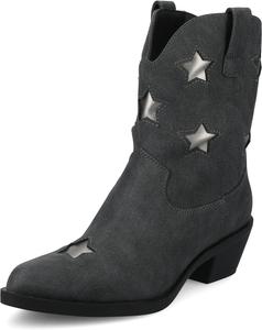 Женские западные ботильоны Journee Collection Underwood на резинке, Charcoal