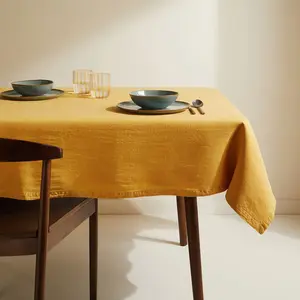 Льняная скатерть - El Corte Inglés, горчица