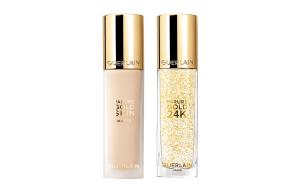 GUERLAIN Jiaolan Golden Diamond Radiance матовый тональный гель набор для макияжа коррекция тона кожи 35ml+35ml