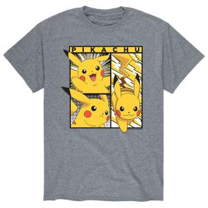 Мужская футболка Pokemon Pika Poses Licensed Character