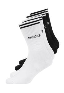 Спортивные носки SNOCKS, Black/White