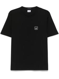 C.P. Company футболка с графичным принтом, черный