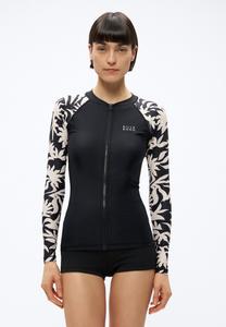 Топ бикини Billabong BY MY SIDE PIPA SUNSHIRT, Black/White/Black