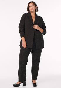 Брюки Zizzi MIT STRASSSTEINEN, Black W Sequins/Black