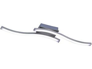 R62472107 ROUTE Светодиодный потолочный светильник Потолочный светильник волнообразной формы ок. 2x5 Вт ок. Reality Leuchten, серый