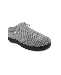 Мужские тапочки Noah Rib Knit с завязками на шнурке Heat Holders, серый