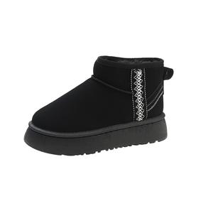 Термостойкие противоскользящие ботинки Balance Short Snow для женщин VAEL, черный