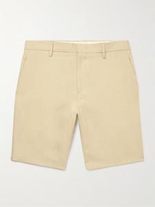 Прямые льняные шорты PAUL SMITH, бежевый