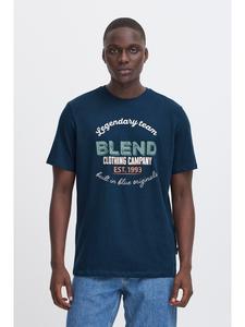 Футболка BHBenop с круглым вырезом - 2 шт., синяя BLEND