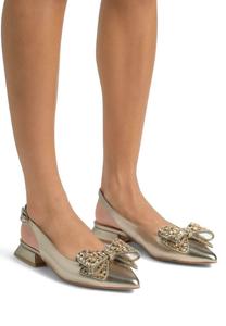 Классические туфли на каблуке CON PUNTERA AFILADA Y CIERRE CON HEBILLA Alma en Pena, цвет Bronce