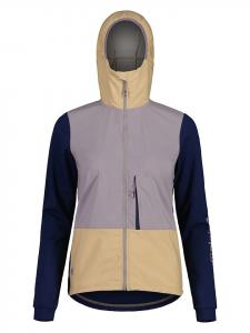 Гибридная куртка "SennesM." в темно-синем/фиолетовом/бежевом цвете Maloja