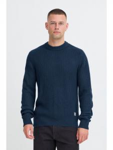 BLEND Вязаный свитер BHMRibi синего цвета