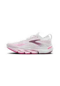 Беговые кроссовки glycerin flex Brooks, White/Cyber Pink Argyle