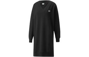 Платье с длинными рукавами женское черное Puma