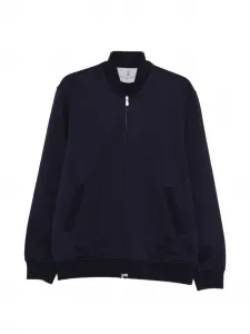 Трикотаж с молниями на карманах Brunello Cucinelli, синий