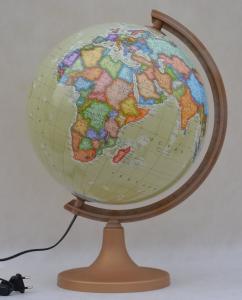 Захем, освещенный политический глобус ZACHEM