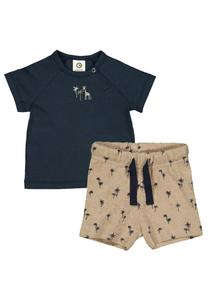 Футболка с принтом Shorts Müsli by GREEN COTTON, темно-синий