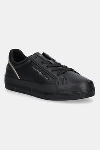Кожаные кроссовки VULC FOXING SNEAKER Tommy Hilfiger, черный