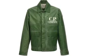 C.P. Company Toob Two куртка с принтом логотипа C.P.Company, зеленый