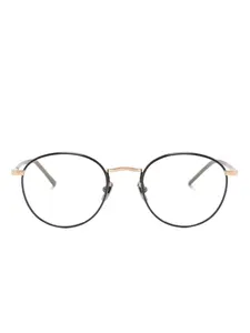 Очки в круглой оправе Lunor, коричневый