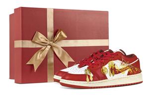 Jordan Кроссовки Air 1 Flying Together Special Box Abrasion Resistant Low Top Vintage баскетбольные женские red