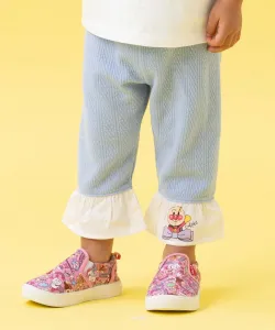 Детская коллекция ANPANMAN/Леггинсы с сетчатым узором и оборками Anpanman Kids Collection, цвет Saxe Blue