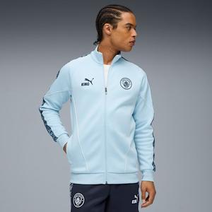 Мужская футбольная куртка Manchester City King Anthem Puma, синий