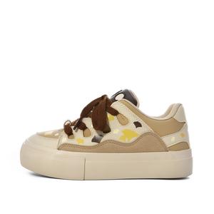 Cobx Кроссовки для скейтбординга Cob с легким покрытием и противоскользящим покрытием, женские, желто-коричневые