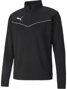 Футболка TeamRISE 1/4 Zip Top черного цвета Puma