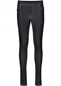 Джинсы выглядят как леггинсы Rainbow, черный