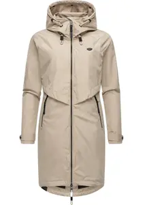 Трикотажное пальто Ragwear "Фродик", стильная женская парка оверсайз на переходный период, цвет Sand