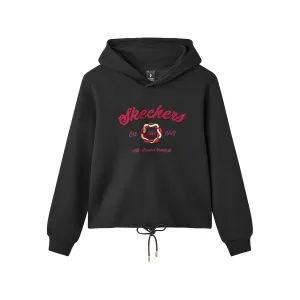 Skechers Новогодний свитшот женский Carbon Black