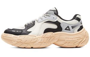Кроссовки PEAK Lifestyle Shoes Men Low-top Beige /Black, бежевый/черный