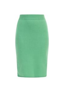 Юбка до колена myMo Strick Midi, светло зеленый