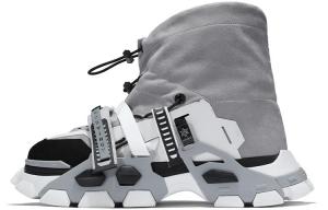 NORVINCY Высокие массивные кроссовки унисекс серо-белые, цвет Gray White