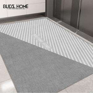 Budis Ковер 100х140 см для прихожей/уличный, нескользящий, легко чистится, износостойкий, Secret Realm Gray 04