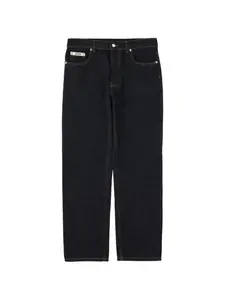 Джинсы с нашивкой-логотипом Moschino, синий