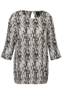 Блузка с коротким рукавом Ulla Popken Blouse, серый