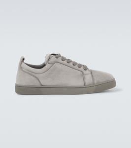 Кожаные кроссовки Louis Junior Christian Louboutin, Smoke Grey