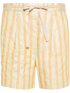 Полосатые шорты с кулиской Forte Forte, оранжевый