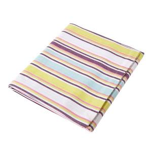 Скатерть из хлопка осака в полоску Homescapes, зеленый