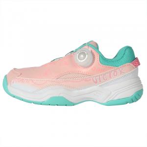 Детские кроссовки с низким верхом, противоскользящие, с амортизаторами и износостойкими свойствами Victor, розовый