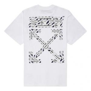 Футболка ss20 arrows logo print short sleeve loose Off-White, белый