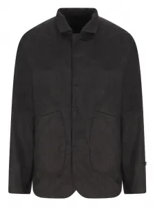 Блейзер с накладными карманами Massimo Osti Studio, черный