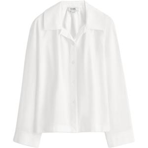 COS Женская белая рубашка
